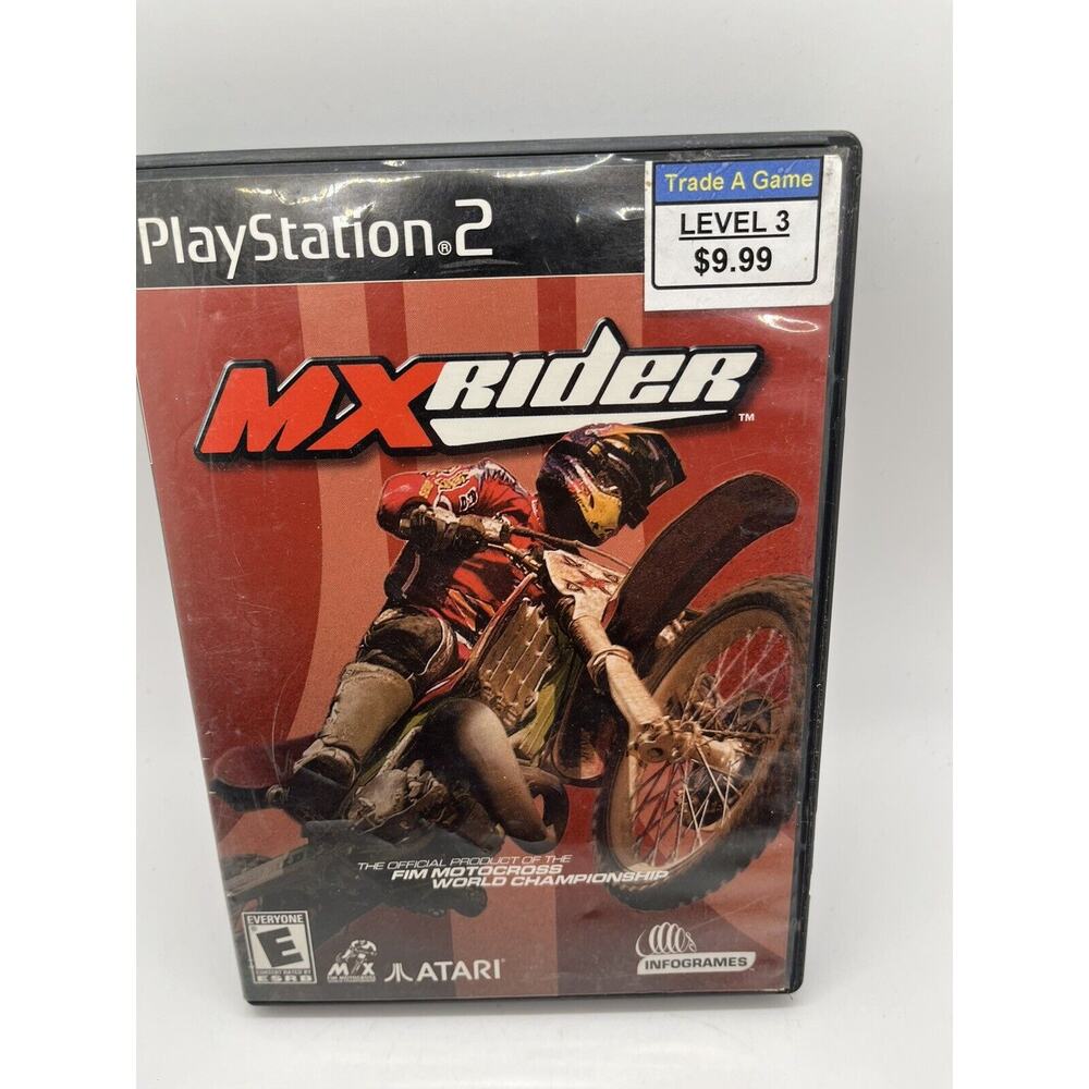 MX Rider PS2 PlayStation 2 - Tested